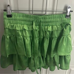 Day + Moon green skirt
